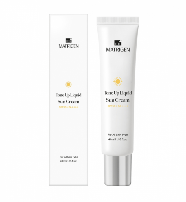 Освітлюючий та бар'єрний сонцезахисний крем Tone Up Liquid Sun Cream, 40ml
