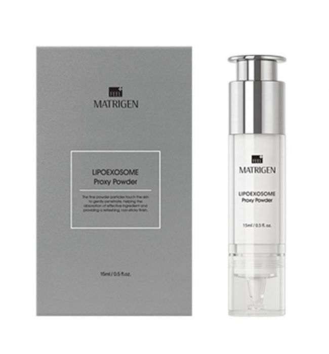 Омолоджуюча та відновлююча пудра-крем з "ефектом фотошопу" Matrigen LipoExosome Proxy Powder, 15ml