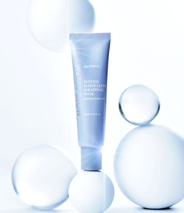 Пептидна маска для підтримки зволоження та природного сяйва шкіри - DR.PEPTI Peptide Water Glow Wrappimg Mask 60мл