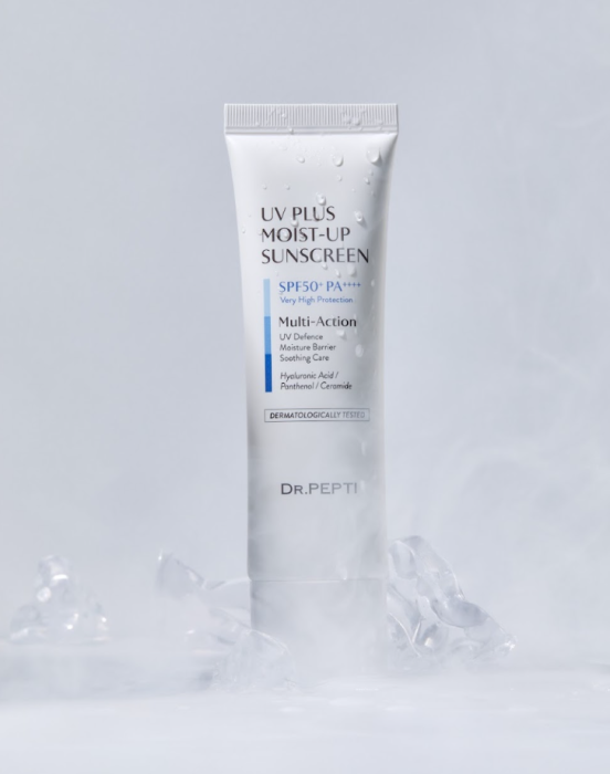 Зволожувальний сонцезахисний крем - DR.PEPTI UV Plus Moist-Up Sunscreen 50ml SPF50+ PA++++ 50 мл