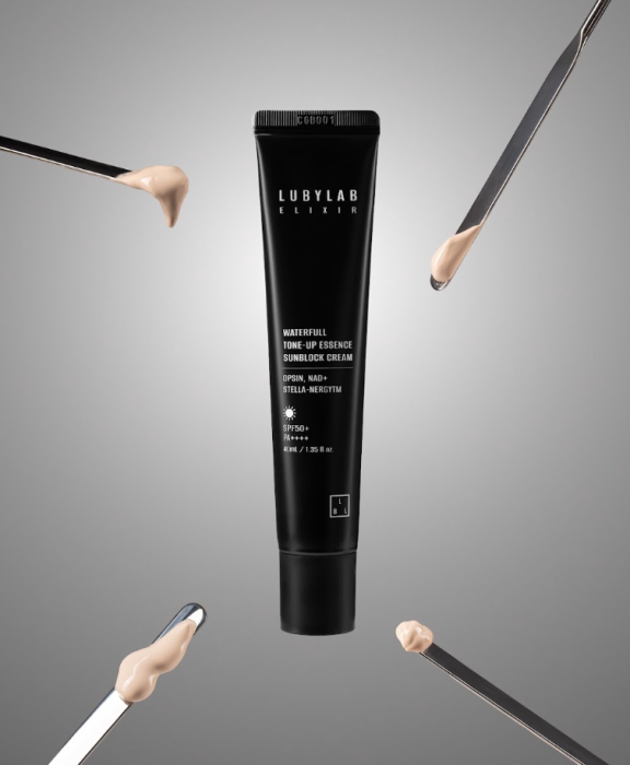 Сонцезахисний крем-есенція - LUBYLAB Waterful Tone-up Essence Sunblock Cream 40 мл
