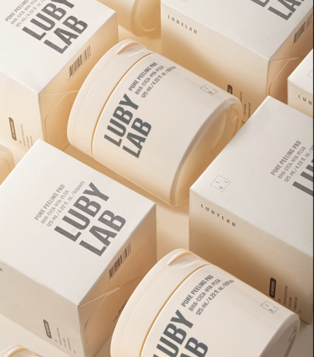 Пілінг-пад для очищення пор шкіри обличчя - LUBYLAB Pore Peeling Pad 120 мл / 60 шт