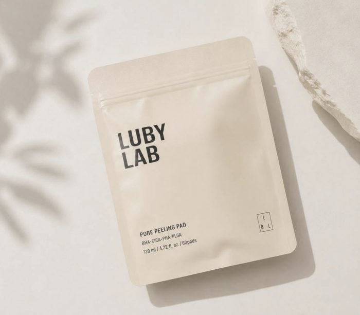 Пілінг-пад для очищення пор шкіри обличчя - LUBYLAB Pore Peeling Pad Refill pack 125 мл / 60 шт рефіл