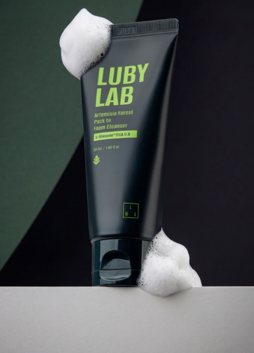 Засіб 2-в-1 глиняна маска та пінка для вмивання - LUBYLAB Artemisia Forest Pack-to-Foam Cleanser 50 мл