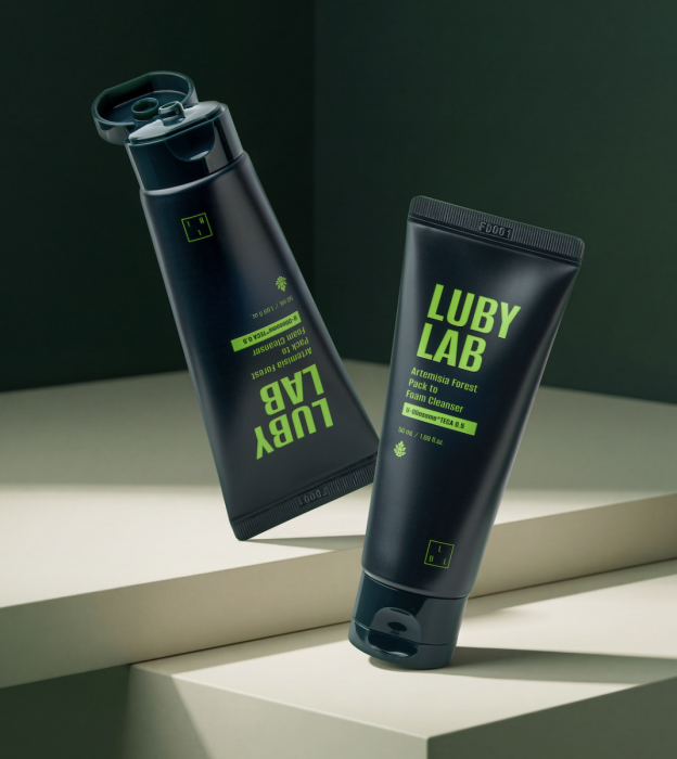 Засіб 2-в-1 глиняна маска та пінка для вмивання - LUBYLAB Artemisia Forest Pack-to-Foam Cleanser 50 мл