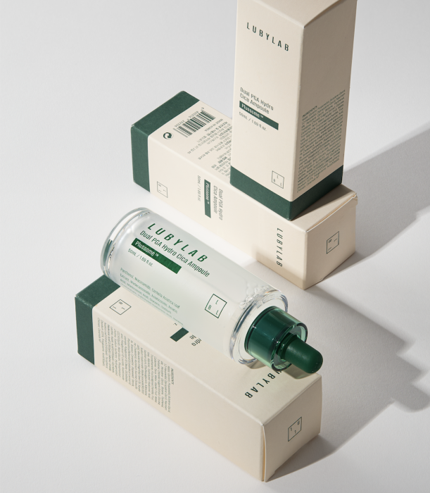 Гідро-цика ампула для шкіри обличчя - LUBYLAB Dual PGA Hydro Cica Ampoule 50 мл