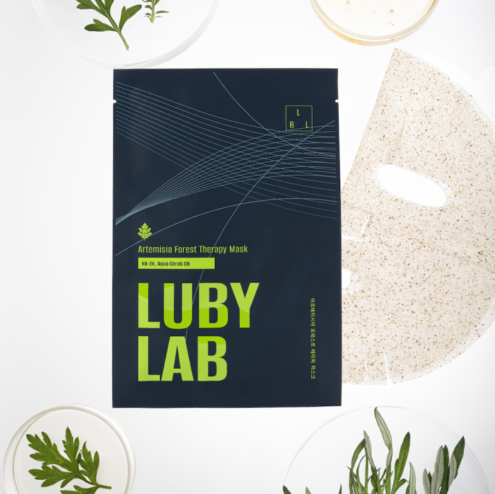 Маска для обличчя з полином - LUBYLAB Artemisia Forest Therapy Mask 27 мл / 5 шт